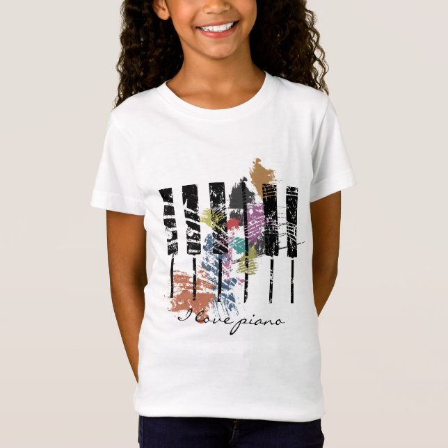 I love piano T-Shirt (Front)