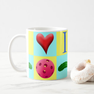 I Love Pickleball Coffee Mug