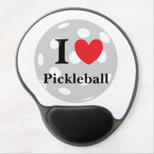 "I Love Pickleball" Gel Mousepad