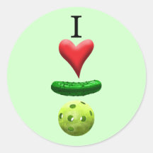 I Love Pickleball - Green -