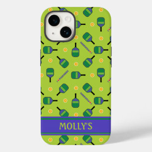 I love Pickleball green  Iphone 14 Case-Mate iPhone 14 Case