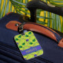 I love Pickleball green Luggage Tag
