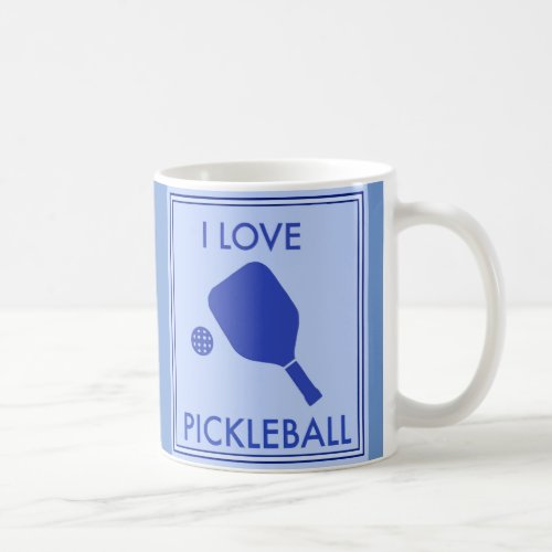 I Love Pickleball Mug