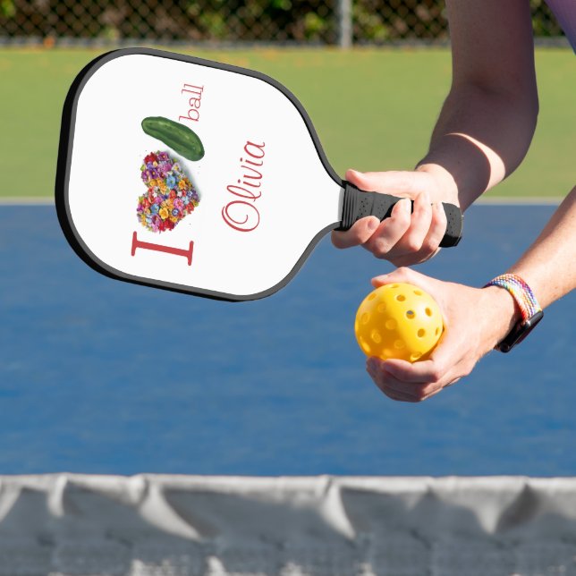 I Love Pickleball Personalized Paddle (Insitu)