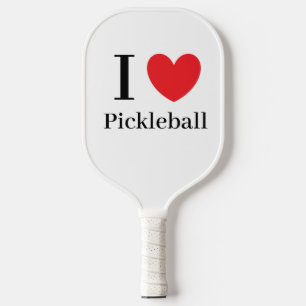 "I Love Pickleball" Personalized Pickleball Paddle