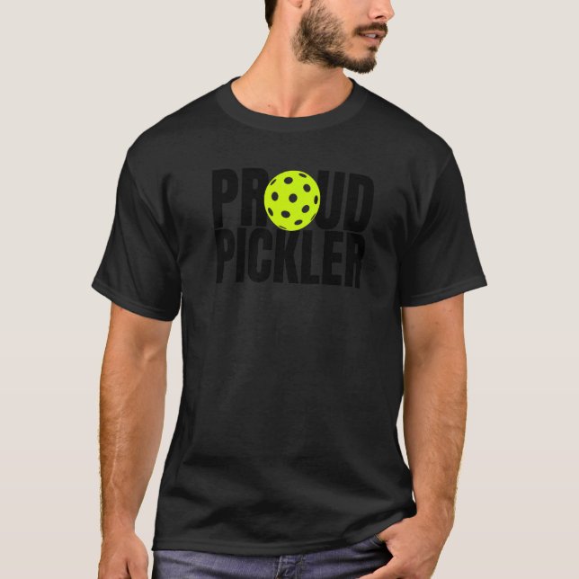I Love Pickleball Player Sports  Pickleball T-Shirt (Front)