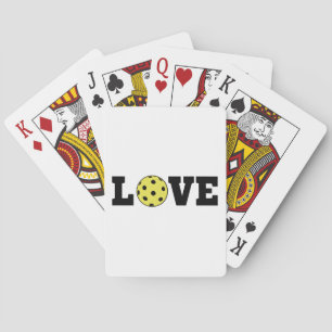 I Love Pickleball Poker Cards