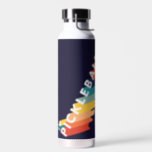 I Love Pickleball Rainbow Retro Water Bottle<br><div class="desc">I love pickleball! This water bottle says it all! This retro design featuring the word pickleball in red,  orange and blues celebrates the sport of pickleball. Makes a wonderful gift for the pickleball lover in your life. Part of a collection from Parcel Studios.</div>