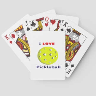 i love pickleball red text pickleball graphic.png poker cards