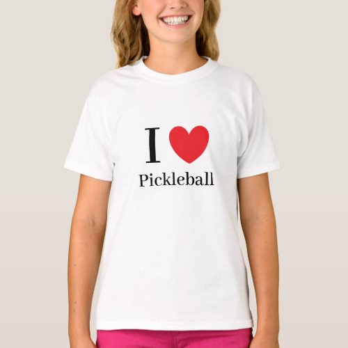 I Love Pickleball T_Shirt