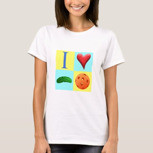 I Love Pickleball T_Shirt