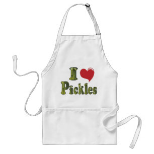 I Love Pickles Apron