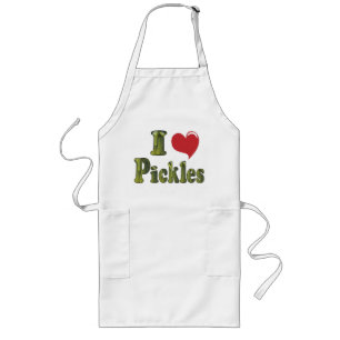 I Love Pickles Apron