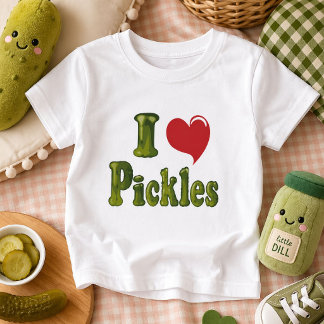 I Love Pickles Baby Bodysuit