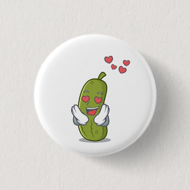I Love Pickles Button (Front)