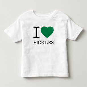 I LOVE PICKLES TODDLER T-SHIRT