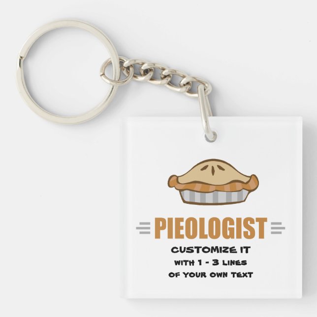 I Love Pie Keychain (Front)