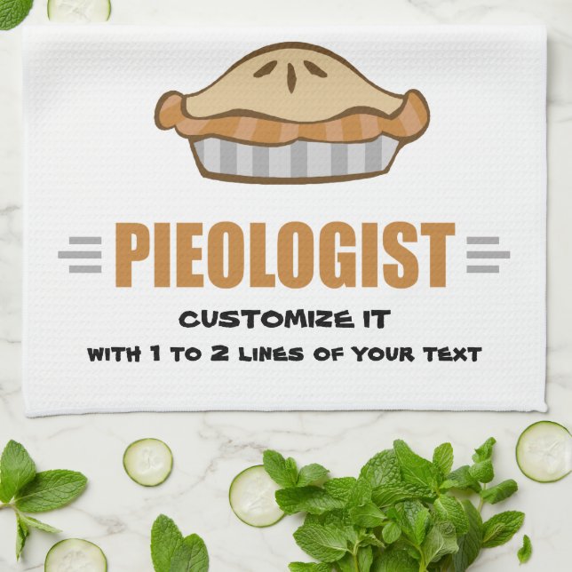 I Love Pie Towel (Folded)