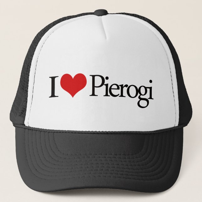 I love Pierogi Trucker Hat (Front)