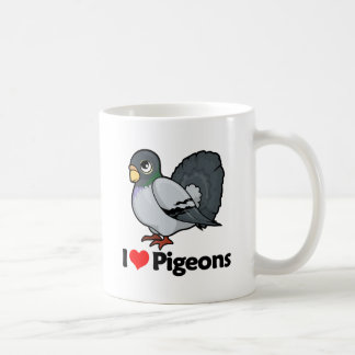 I Love Pigeons Coffee Mug