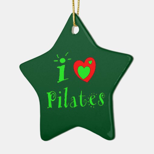 Pilates Christmas Ornament 