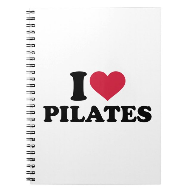 I love Pilates Notebook (Front)