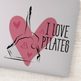 Pilates Vibes Exercise Workout Gift' Sticker