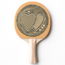 I love Ping Pong with compassion Ping Pong Paddle