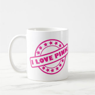 I Love Pink Coffee Mug
