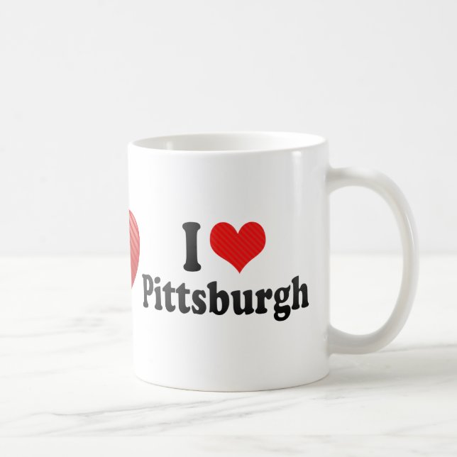 I Love Pittsburgh Coffee Mug (Right)