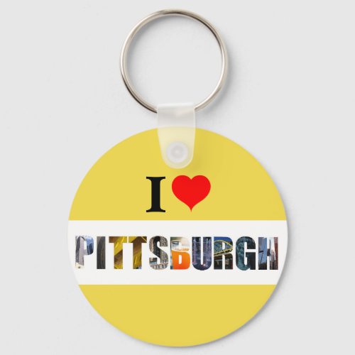 I Love Pittsburgh Keychain