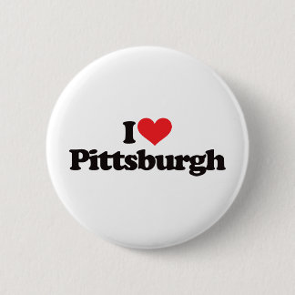 I Love Pittsburgh Pinback Button
