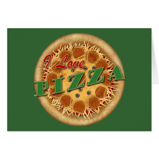 I Love Pizza (Front Horizontal)