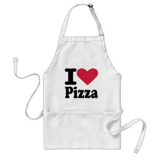 I love pizza adult apron