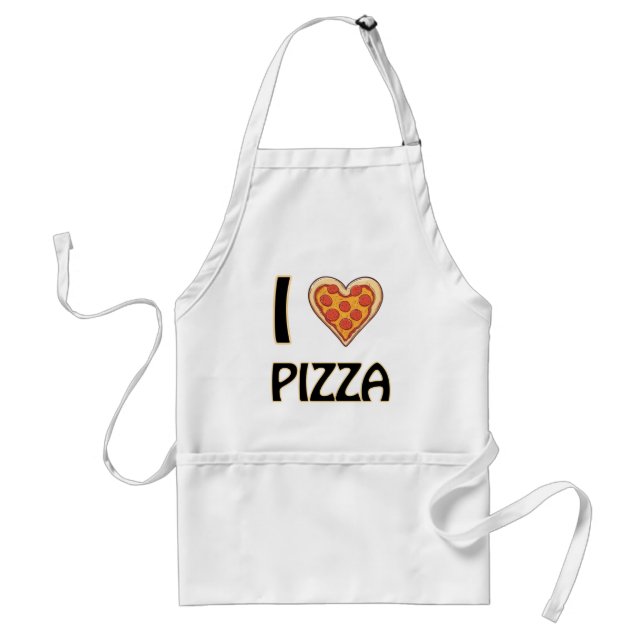 I love Pizza Adult Apron (Front)