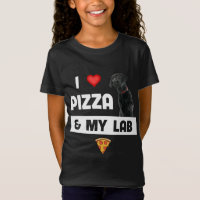 I Love Pizza And My Black Lab Dog Pepperoni Cheese