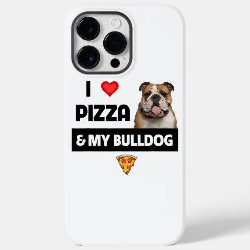 I Love Pizza and My Boxer Dog Owner Pepperoni Food Case_Mate iPhone 14 Pro Max Case