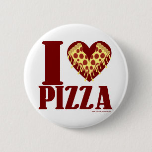 I love Pizza Button