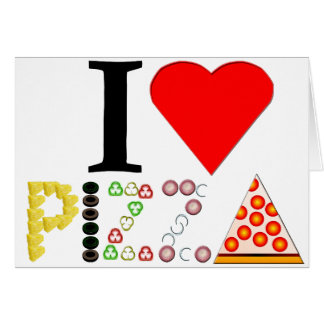 I Love Pizza Cards