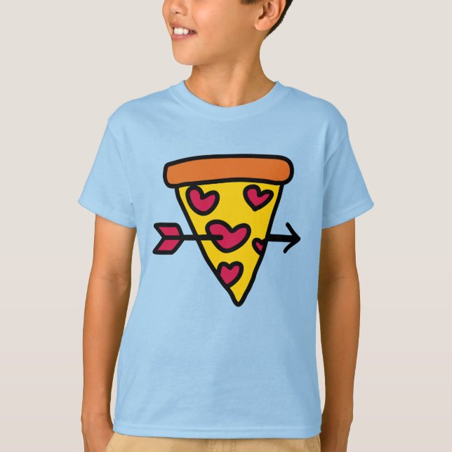 I Love Pizza Forever    T-Shirt (Front)