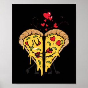 I Love Pizza Fun Fast Food Poster