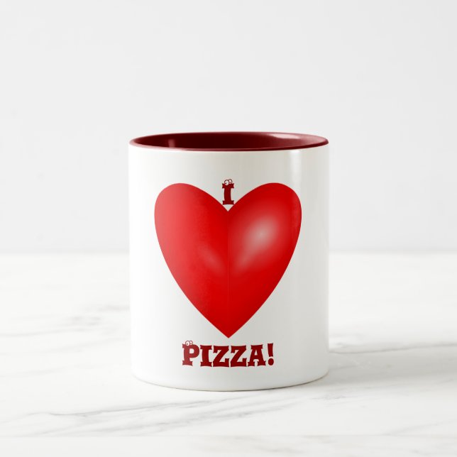 I Love Pizza Mug (Center)
