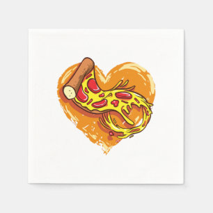 I Love Pizza Napkins