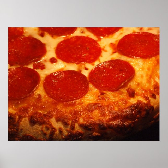 I Love Pizza Poster (Front)