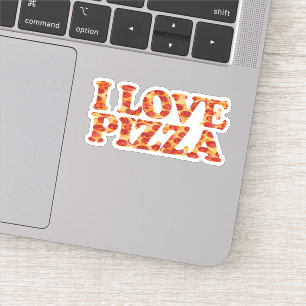 I LOVE PIZZA STICKER