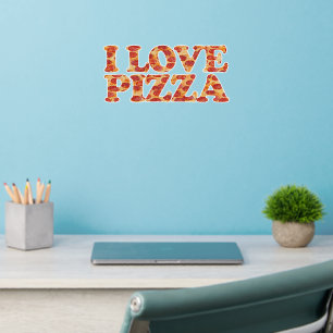 I love Pizza!    Wall Decal