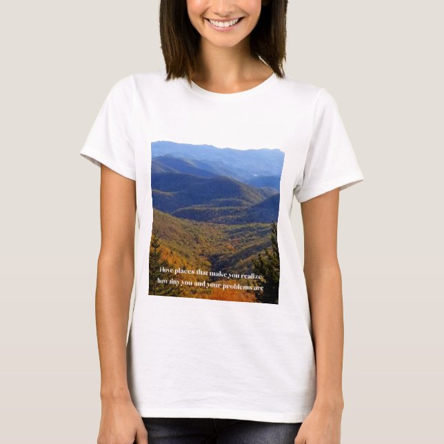 I love places  T-Shirt (Front)