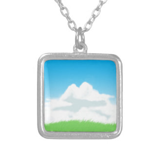 I Love Plains Silver Plated Necklace