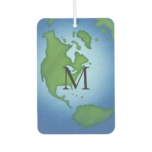 I Love Planet Earth Environmental Awareness Custom Air Freshener