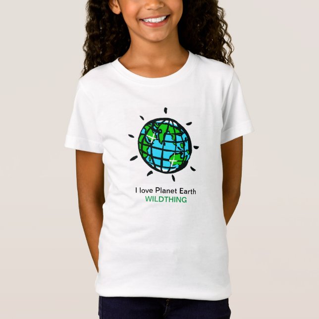 I love  Planet Earth - Wildthing - Nature - T-Shirt (Front)
